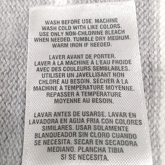 Carter's grey and white striped sweater US 6M - Picture 6 of 6